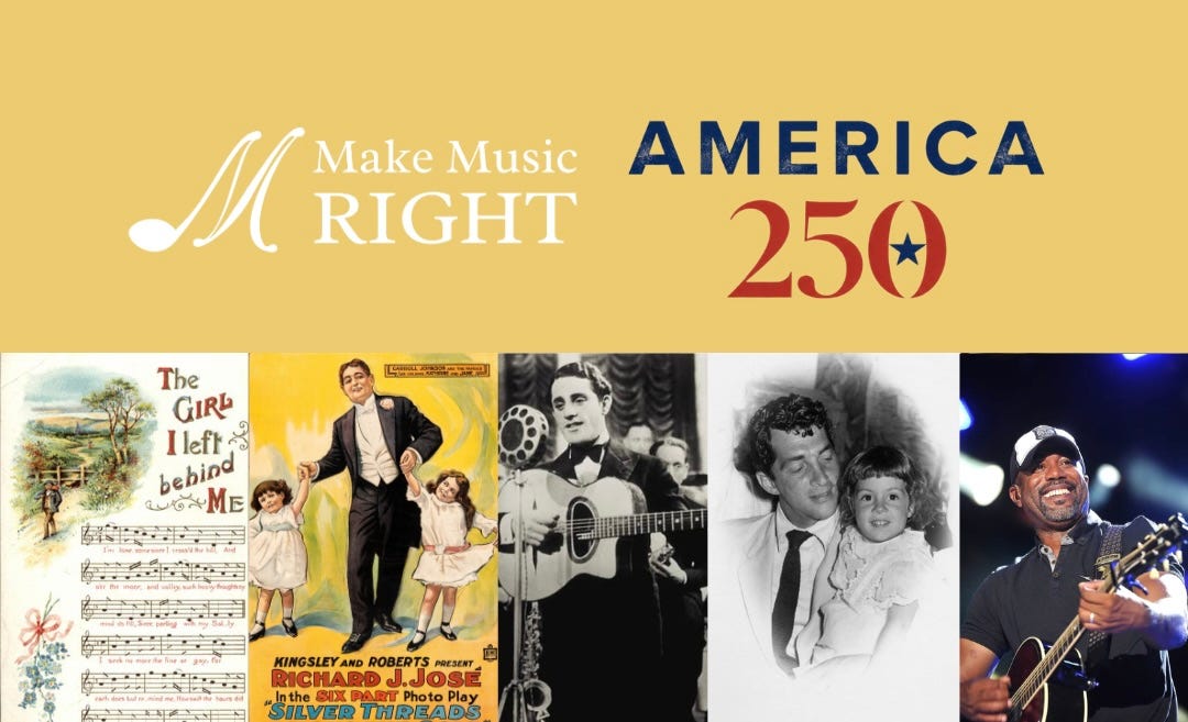 Celebrating 250 Years of Songs Strengthening Traditional American Families